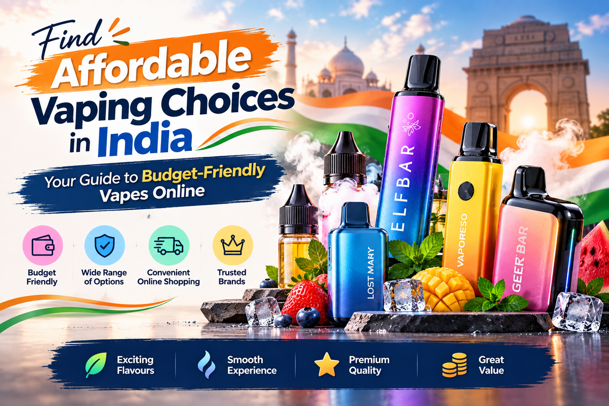 Find Affordable Vaping Choices in India: Your Guide to Budget-Friendly Vapes Online