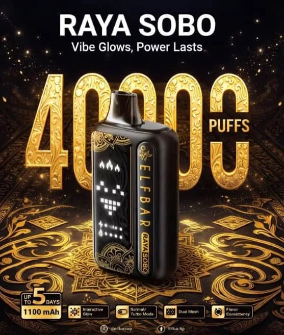 ELFBAR RAYA SOBO 40000 PUFFS