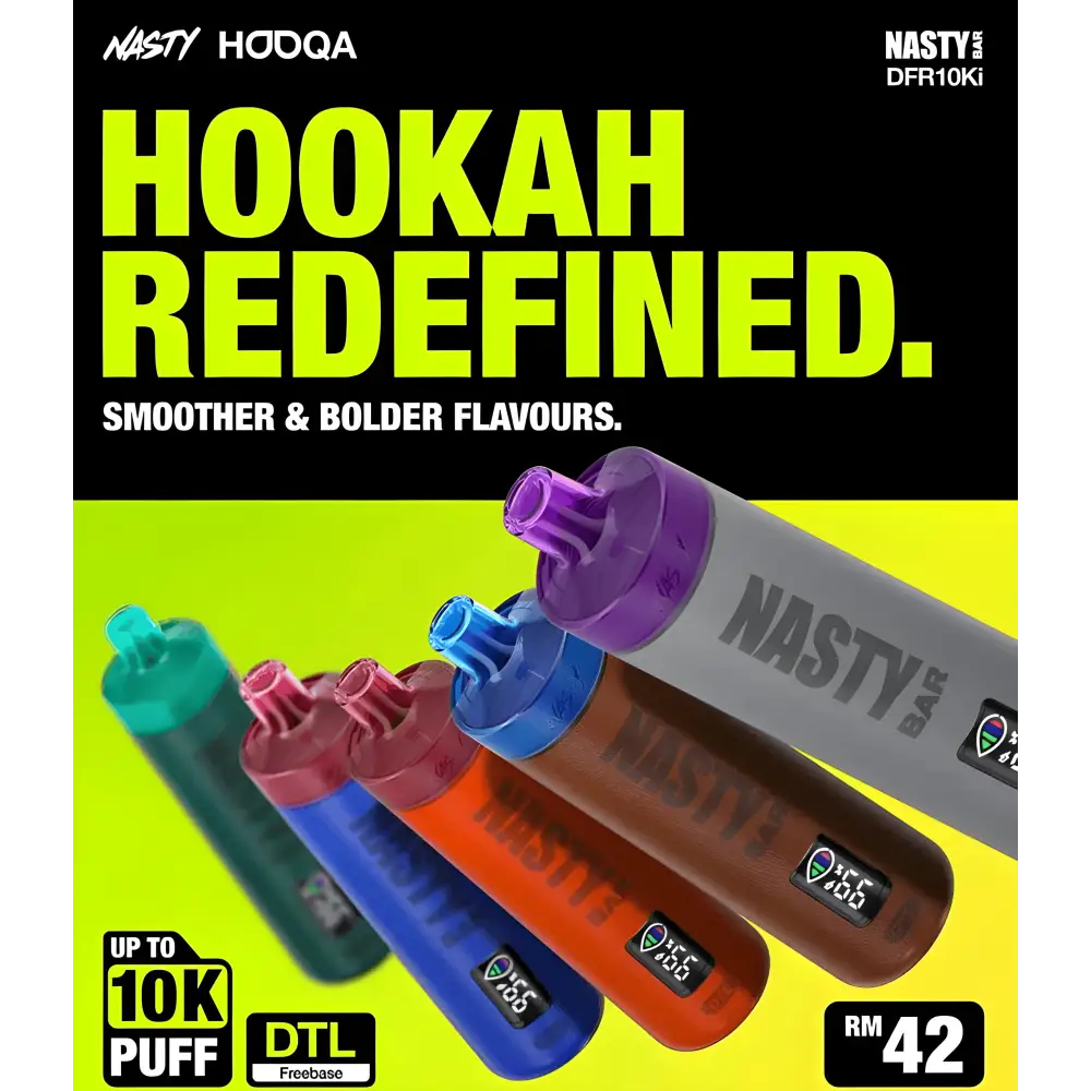 NASTY Bar Hooqa 10000 PUFFS