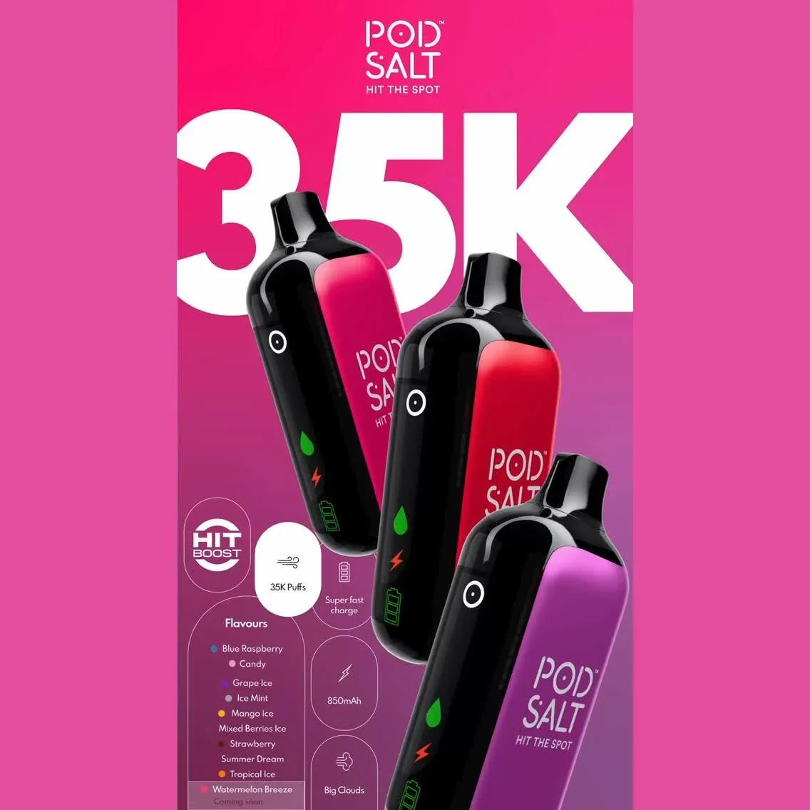 POD SALT HIT THE SPOT 35K